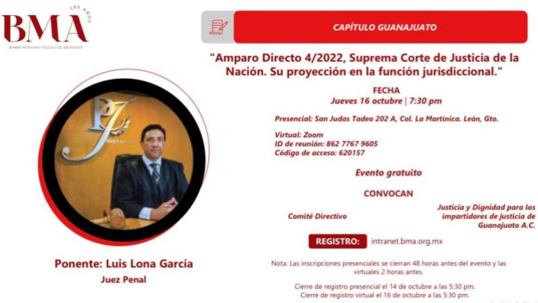 "Amparo Directo 4/2022, Suprema Corte de Justicia de la Nación. Su ...